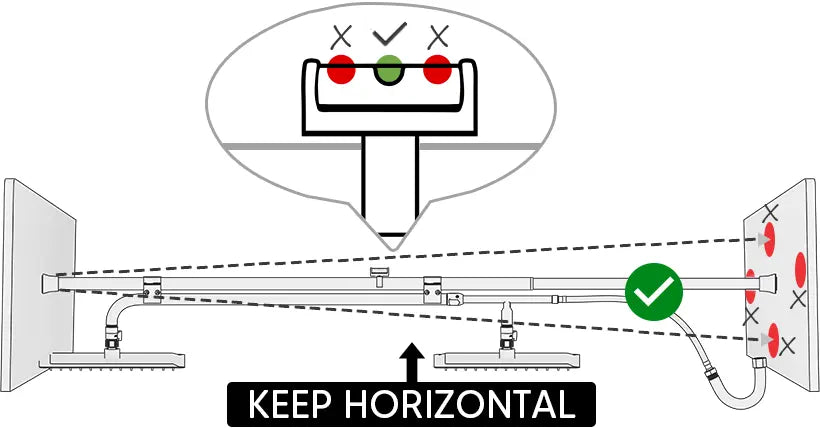 Leveling the Curtain Rod Instructions
