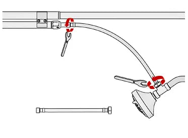 Installing the Extended Hose