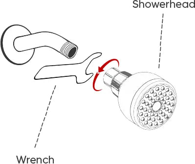 Remove the Existing Showerhead