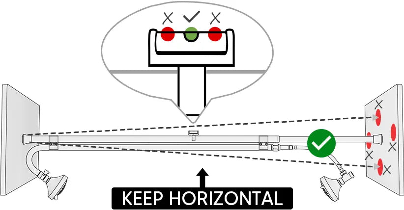 Leveling the Curtain Rod Instructions